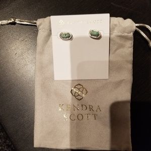 KS African Turquoise studd earrings